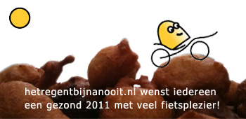 hetregentbijnanooit.nl wenst iedereen een gezond 2011 met veel fietsplezier!
