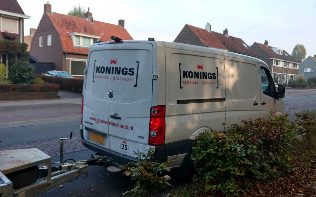 Door een bus de struiken in…