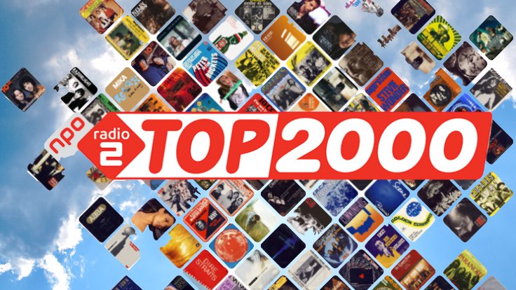 Ook in de @top2000nl regent het bijna nooit